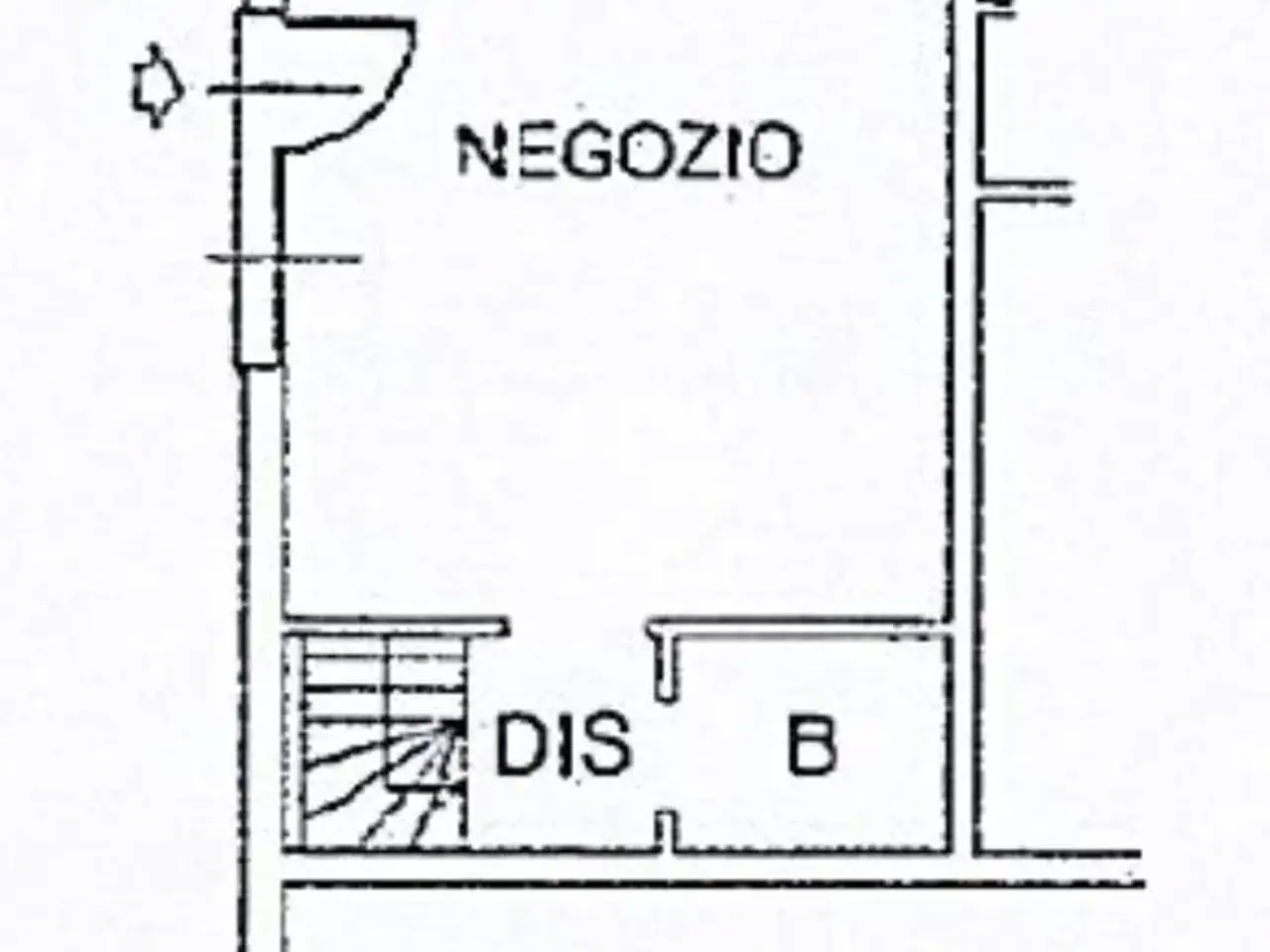 Negozio in Via Battisti, San Colombano Al Lambro, {3} - Planimetria 1