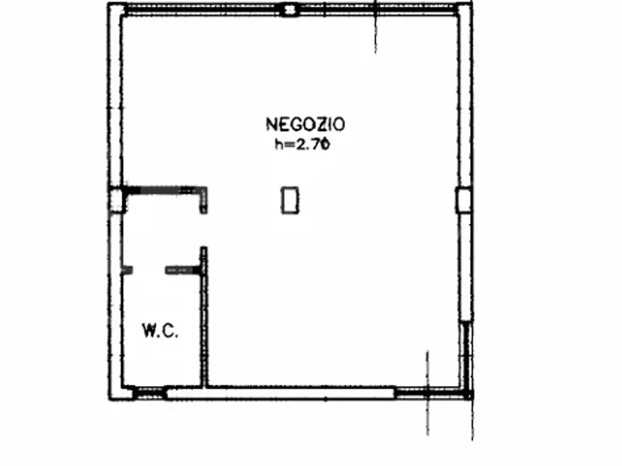 Negozio in Via Leonida Mastrodicasa  192, Perugia, {3} - Planimetria 1
