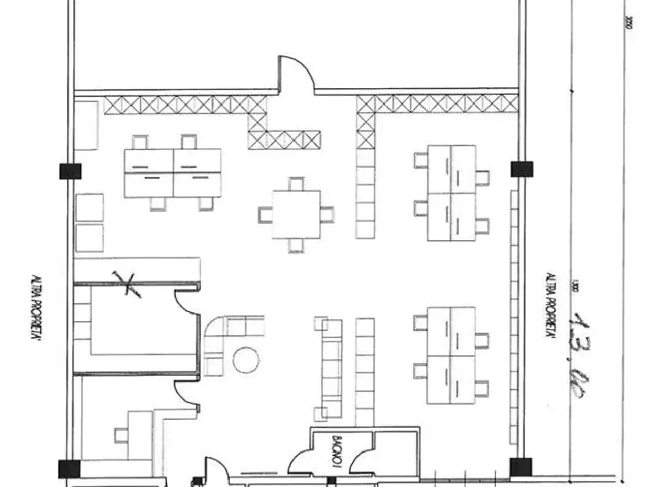 Capannone in Via Idiomi, Assago, {3} - Planimetria 1