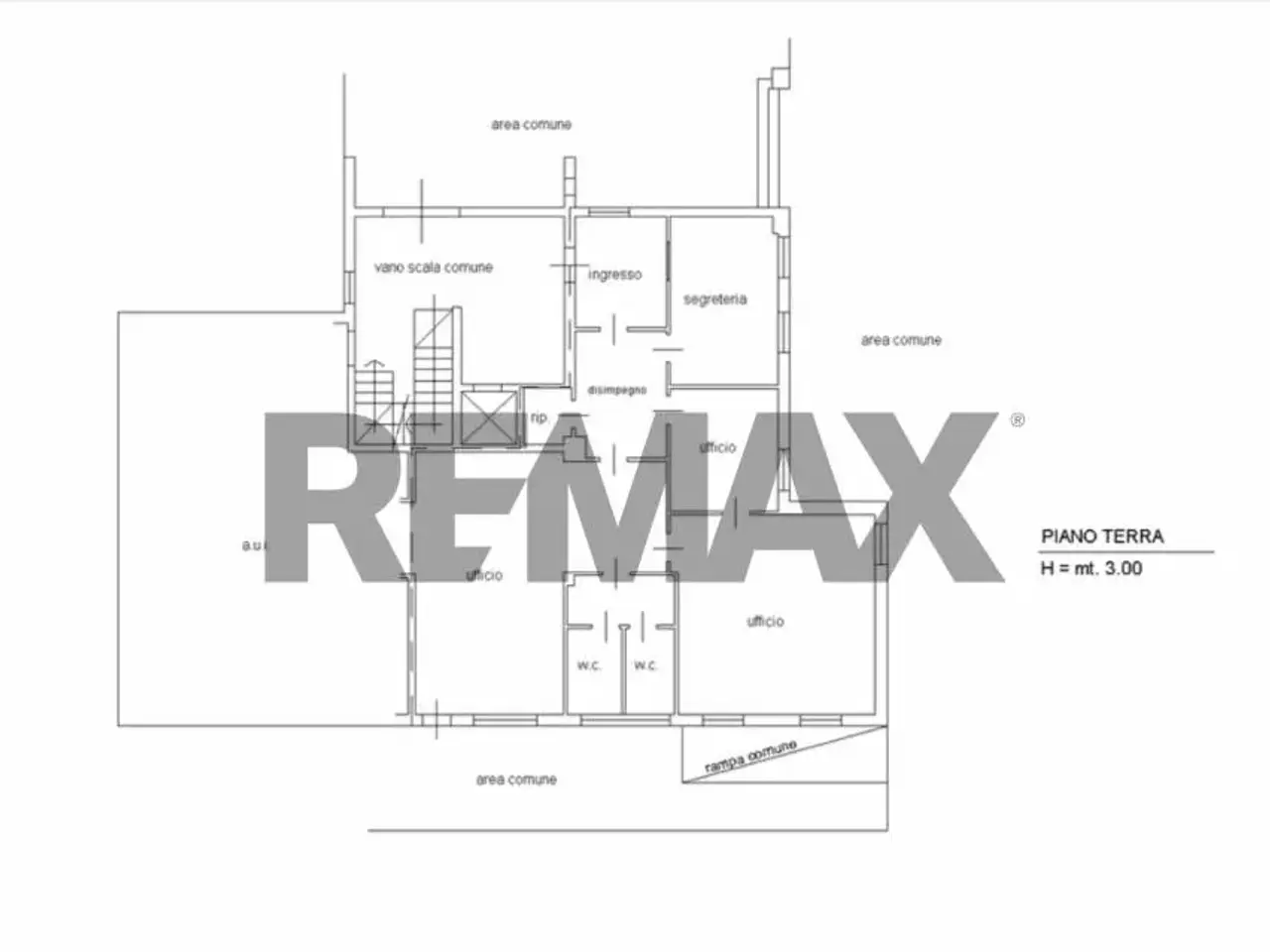Ufficio in Via Piave 8, Vanzaghello, {3} - Planimetria 1