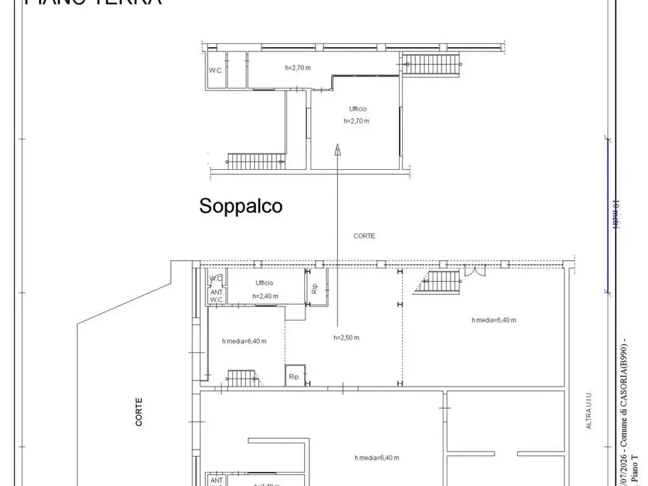 Capannone in Via Giacomo Matteotti, Casoria, {3} - Planimetria 1