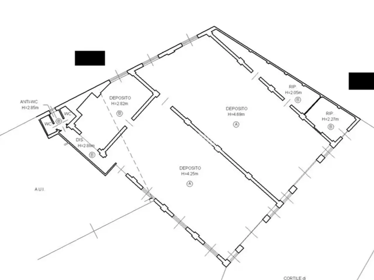 Capannone in Via Ponticello, Ternate, {3} - Planimetria 1