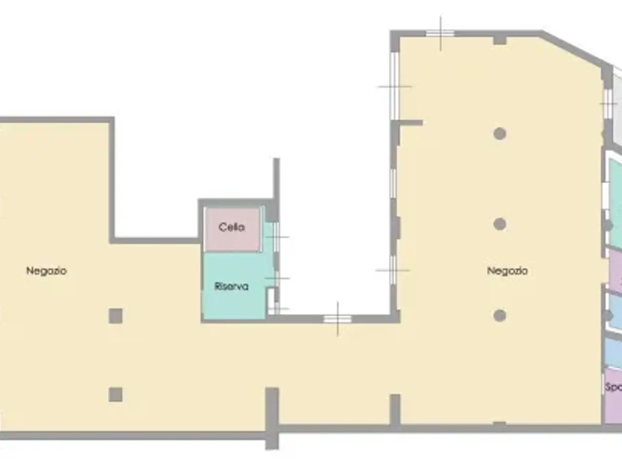 Negozio in Via Etiopi , Roma, {3} - Planimetria 1