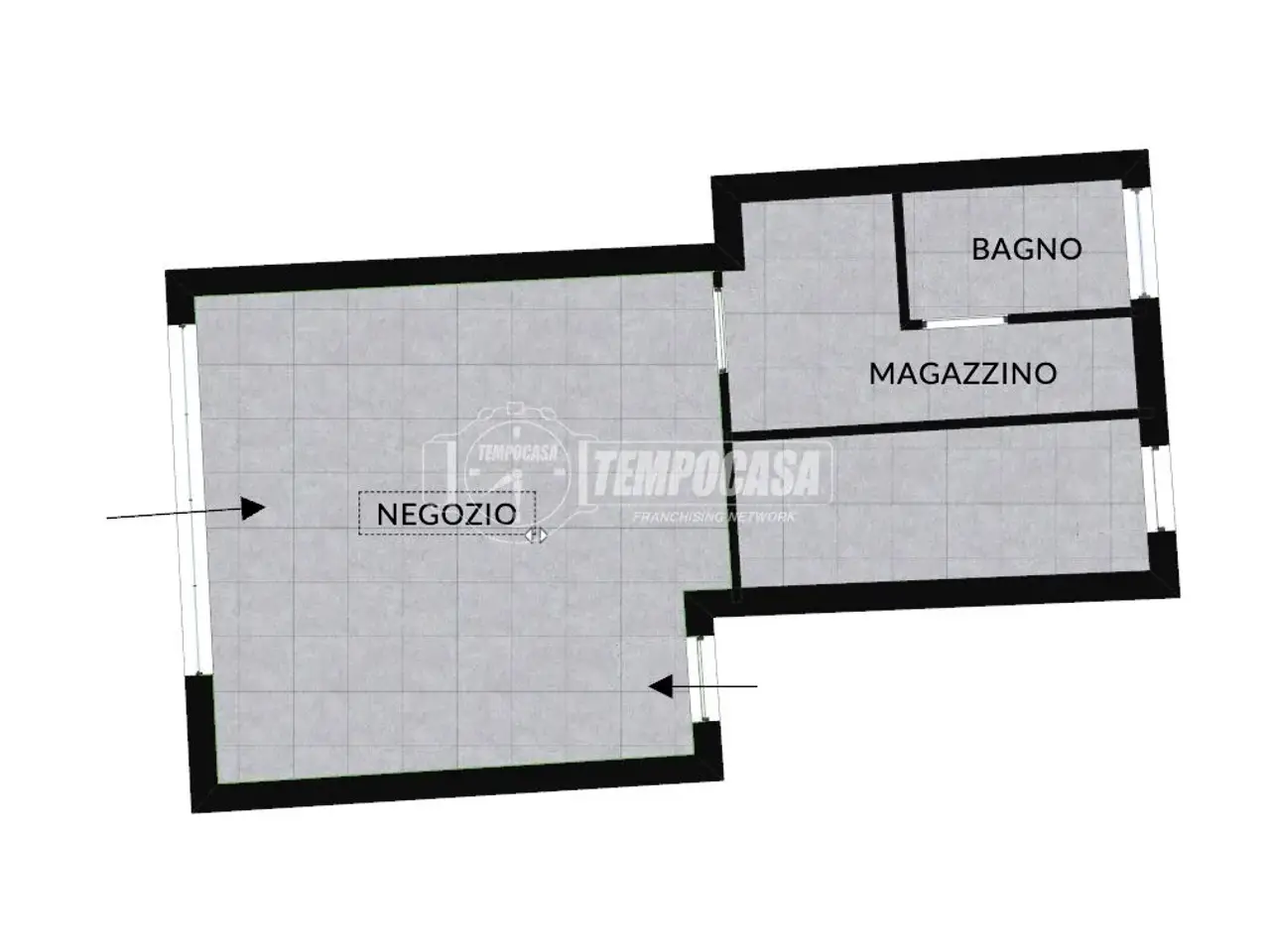 Negozio in Via Italia 69, Lesmo, {3} - Planimetria 1