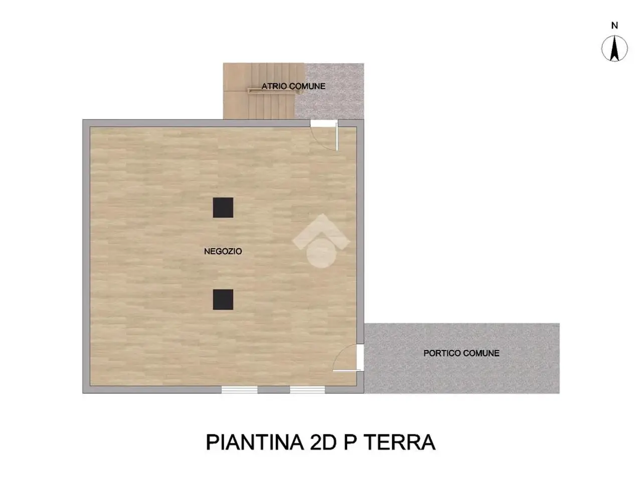 Negozio in Via San Martino 24, Leno, {3} - Planimetria 1