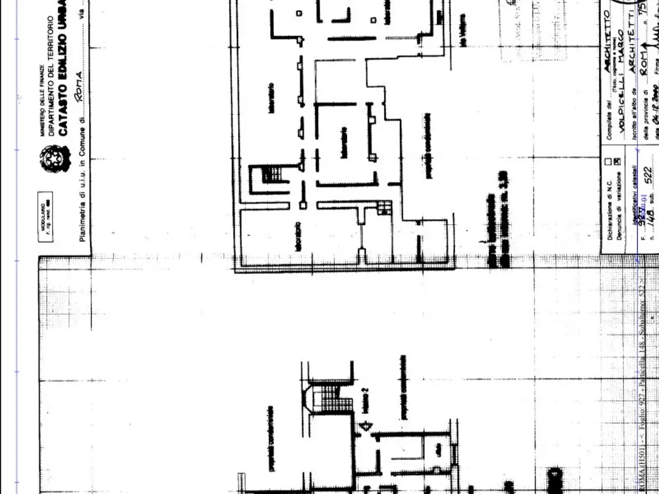 Ufficio in Via Volterra 1c, Roma, {3} - Planimetria 1