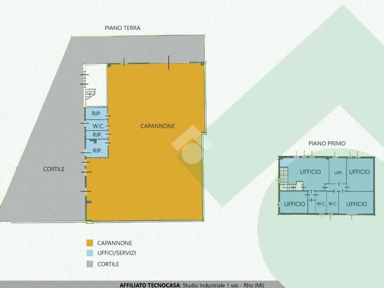 Capannone in Via Venanzio Buzzi 32, Rho, {3} - Planimetria 1