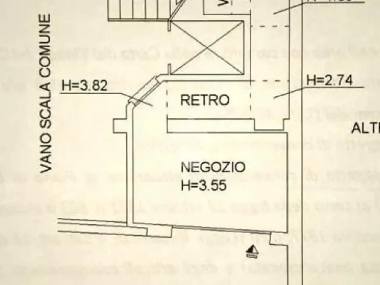 Negozio in Via San Felice 114, Bologna, {3} - Planimetria 1