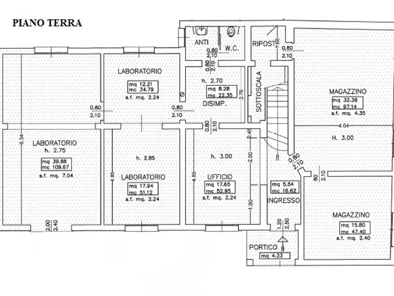 Ufficio in Via Roma, Polverara, {3} - Planimetria 1
