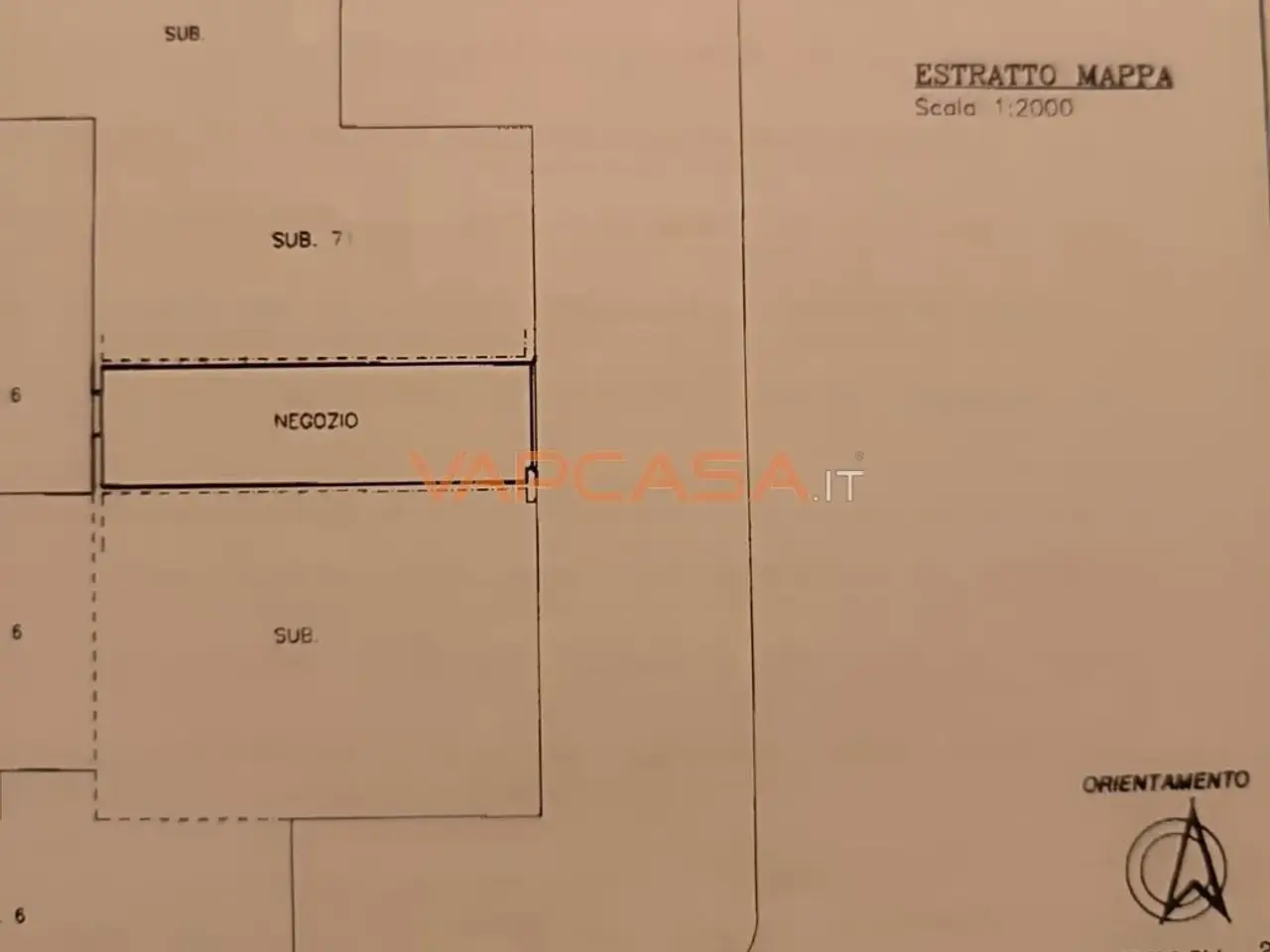 Negozio in Via Puccini, Villongo, {3} - Planimetria 1