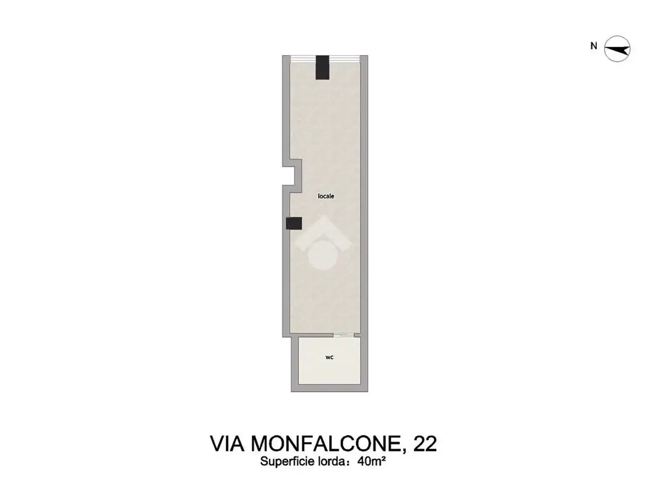 Magazzino in Via Monfalcone 22, Bari, {3} - Planimetria 1