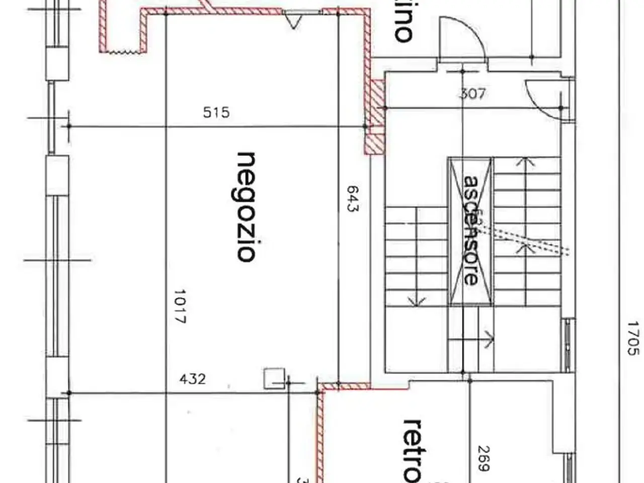 Negozio in Via Pollenzo 18, Bra, {3} - Planimetria 1