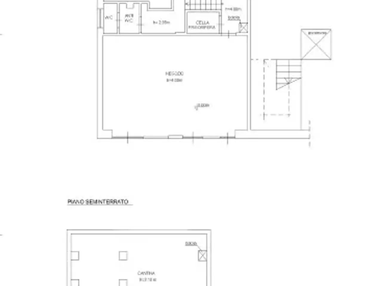 Negozio in Via Fonte Buono, Roma, {3} - Planimetria 1