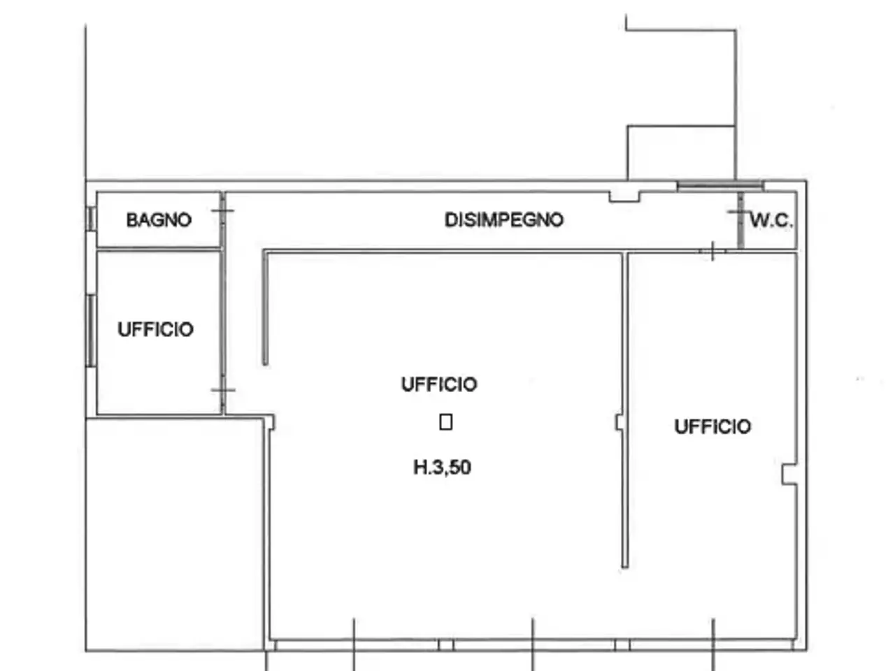 Locale commerciale in , Lamporecchio, {3} - Planimetria 1