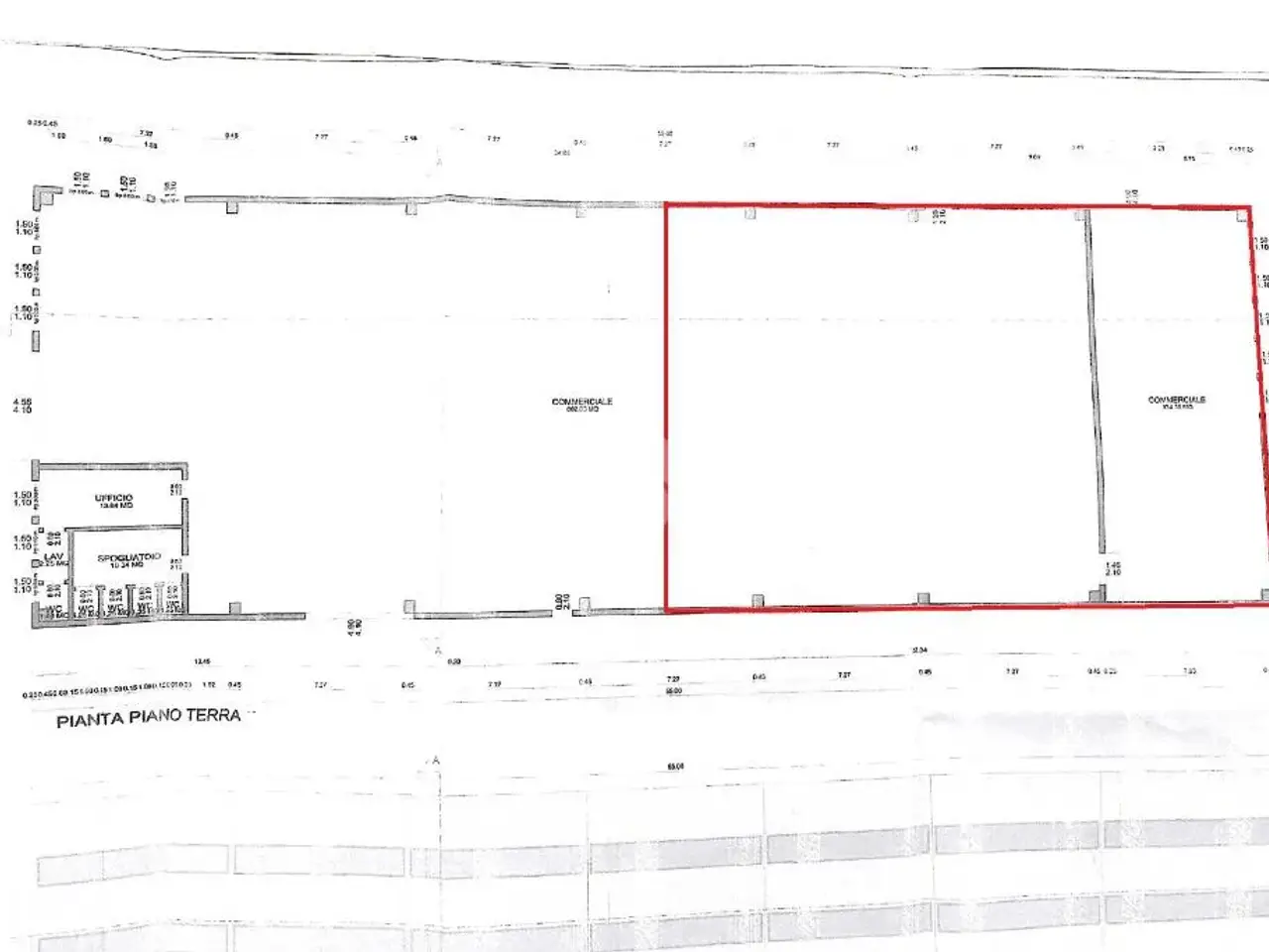 Capannone in Via Drittta, Montichiari, {3} - Planimetria 1