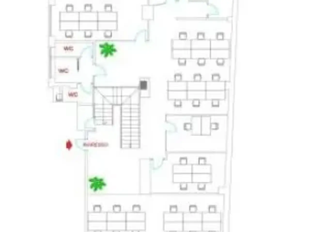 Ufficio in Via Giovanni Battista Sammartini 33, Milano, {3} - Planimetria 1