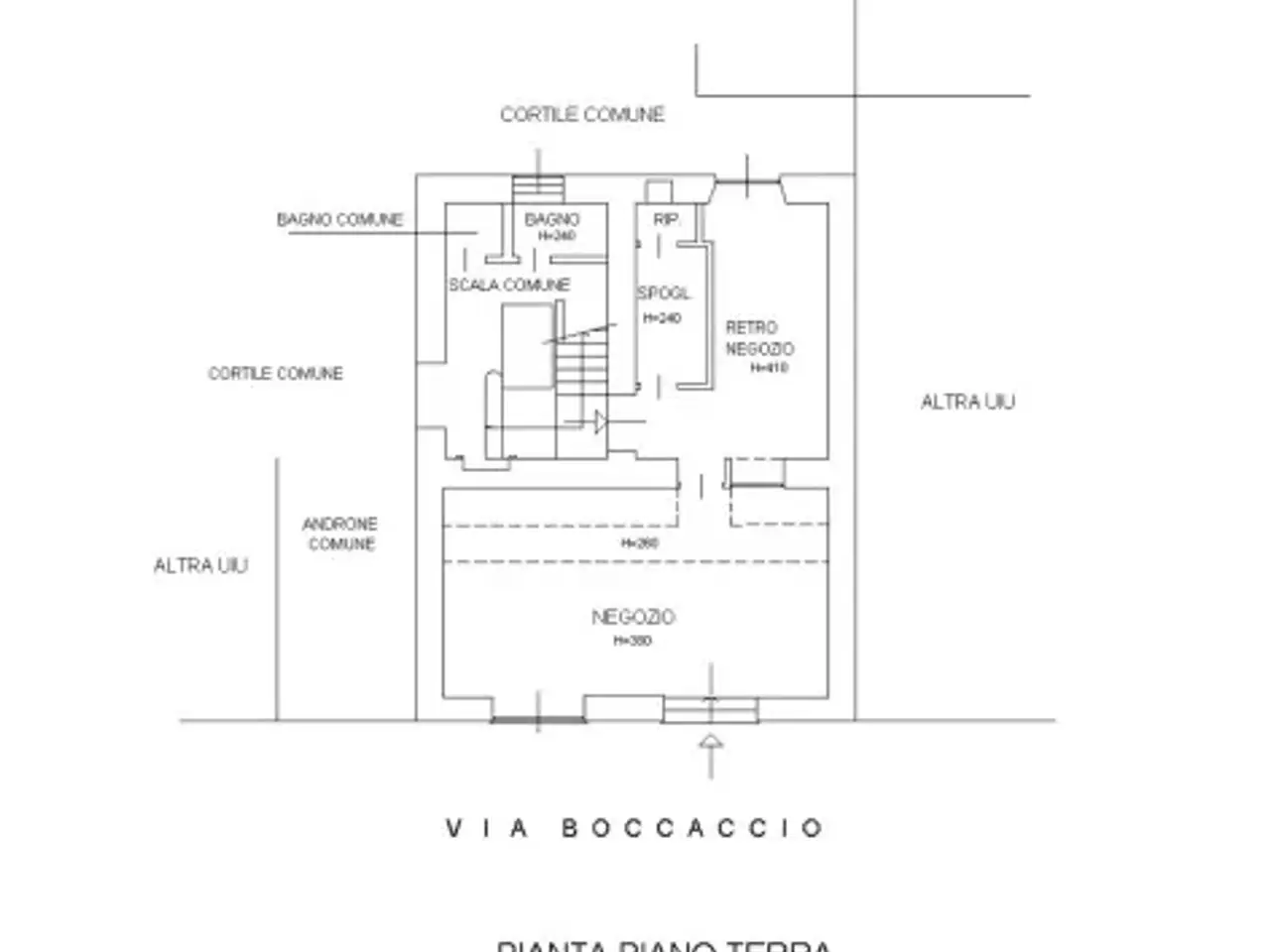 Ristorante in Via Giovanni Boccaccio 15, Milano, {3} - Planimetria 1