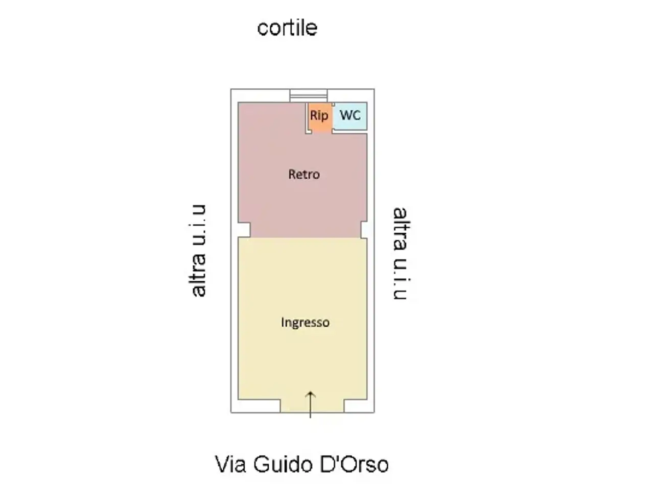 Negozio in Via Guido Dorso 47, Foggia, {3} - Planimetria 1