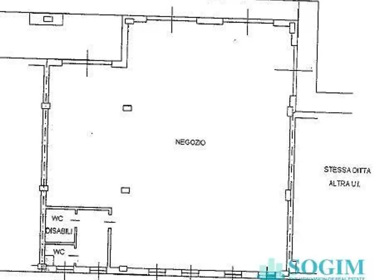 Negozio in Via del Commercio 4, Bellusco, {3} - Planimetria 1