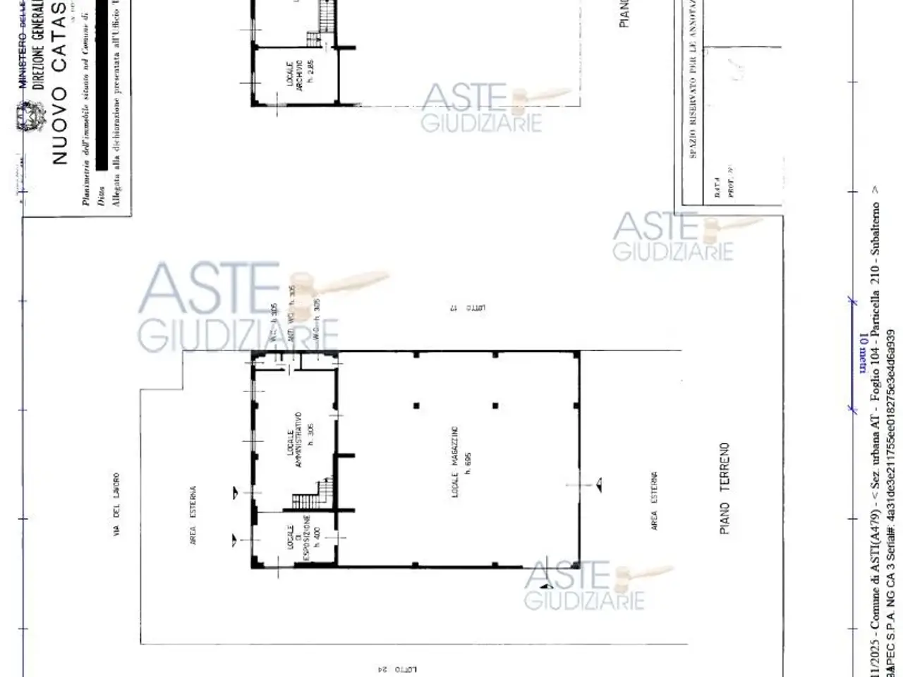 Fabbricato misto in Via del Lavoro, 148/150, 14100 Asti At, Italia 148, Asti, {3} - Planimetria 1