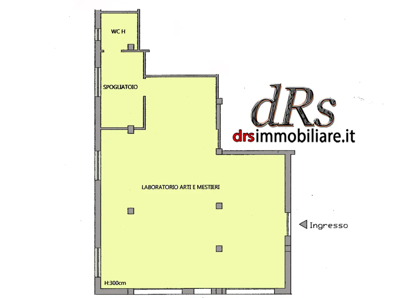 Negozio in Ocello Lucano 6, Pisticci, {3} - Planimetria 1