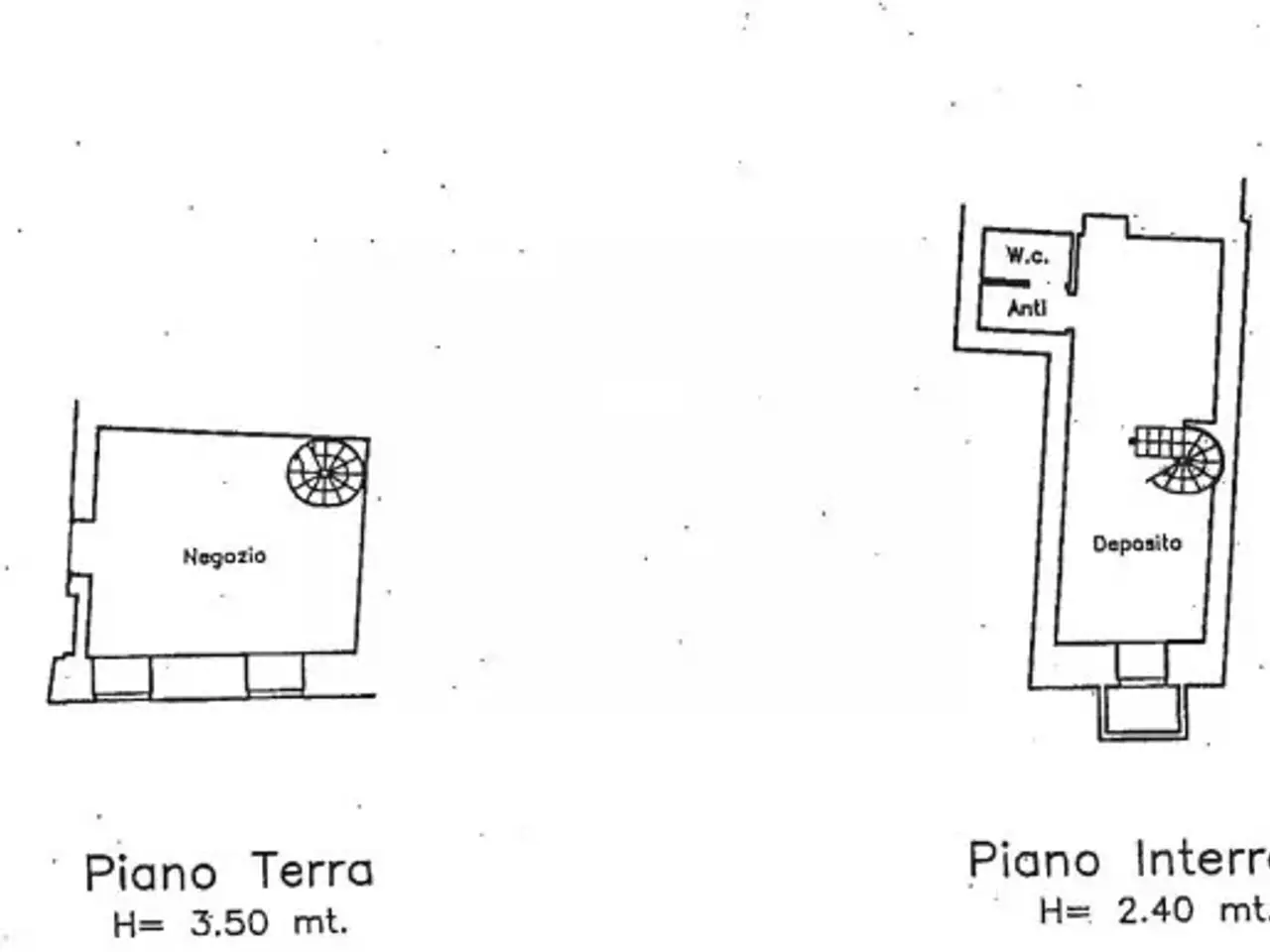 Negozio in Corso Palladio, Vicenza, {3} - Planimetria 1