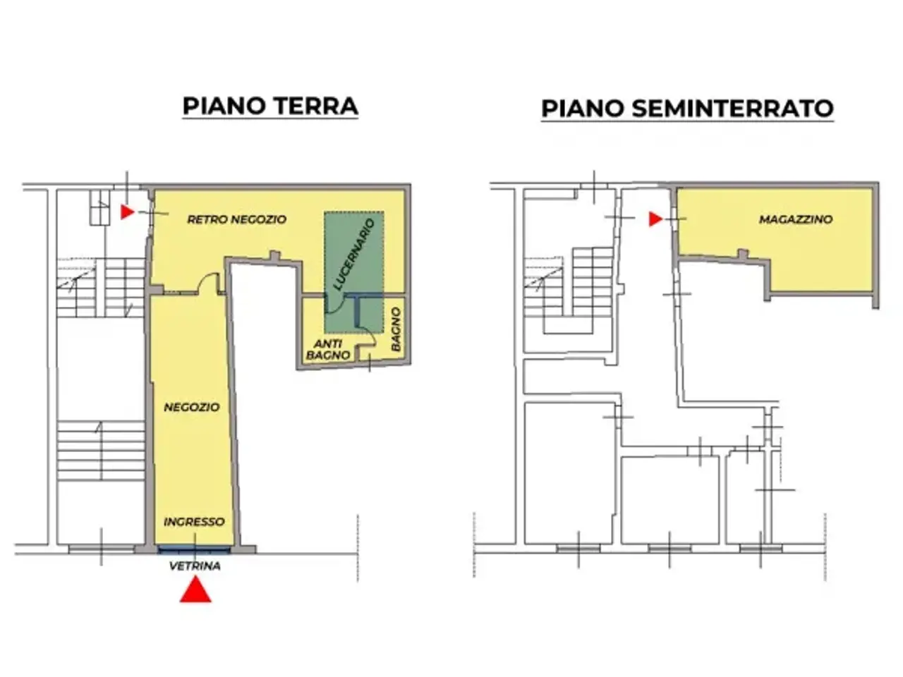 Negozio in Strada Giuseppe Mazzini, Parma, {3} - Planimetria 1