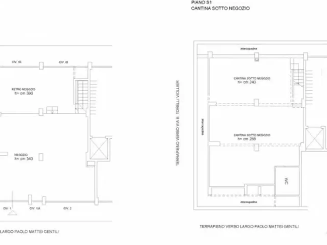 Negozio in Via Eugenio Torelli Viollier 63, Roma, {3} - Planimetria 1