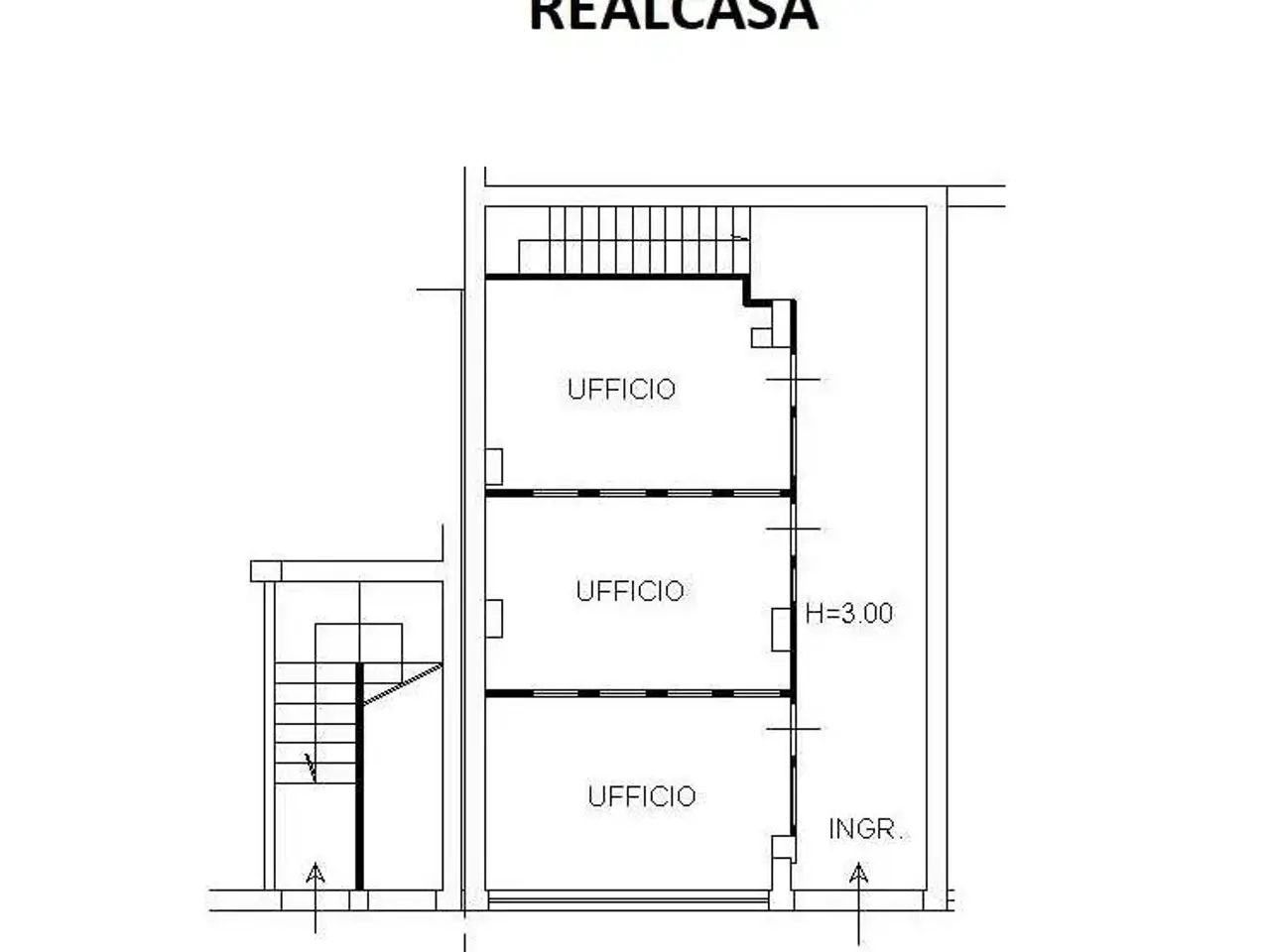 Ufficio in Via Moro  60, Osimo, {3} - Planimetria 1
