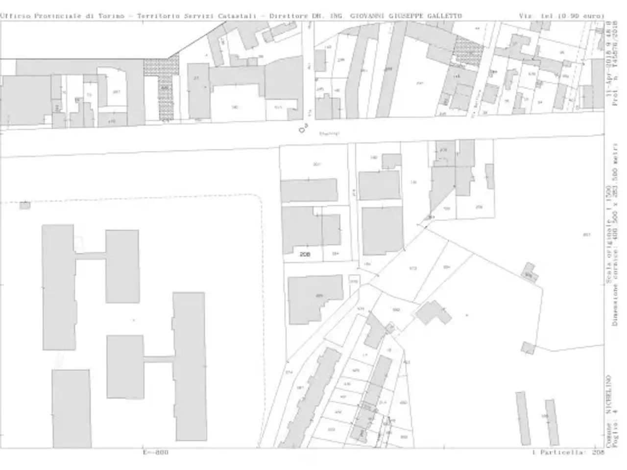 Ufficio in Via Giovanni Prunotto 4, Nichelino, {3} - Planimetria 1