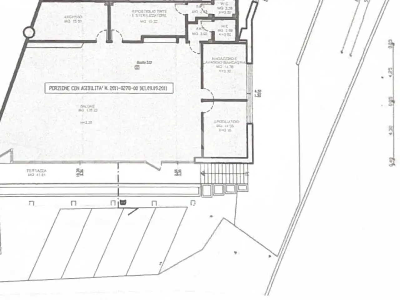 Negozio in Via Erizzo 185, Valdobbiadene, {3} - Planimetria 1