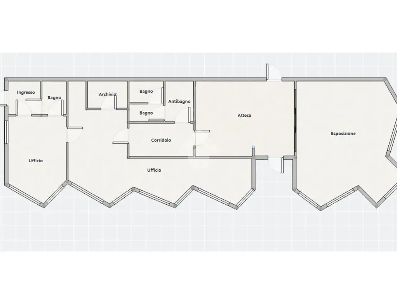 Palazzina commerciale in Via Ravano 7, Pignataro Interamna, {3} - Planimetria 1