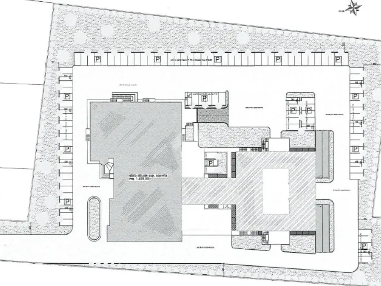 Capannone in Via Savioli 54, Abano Terme, {3} - Planimetria 1