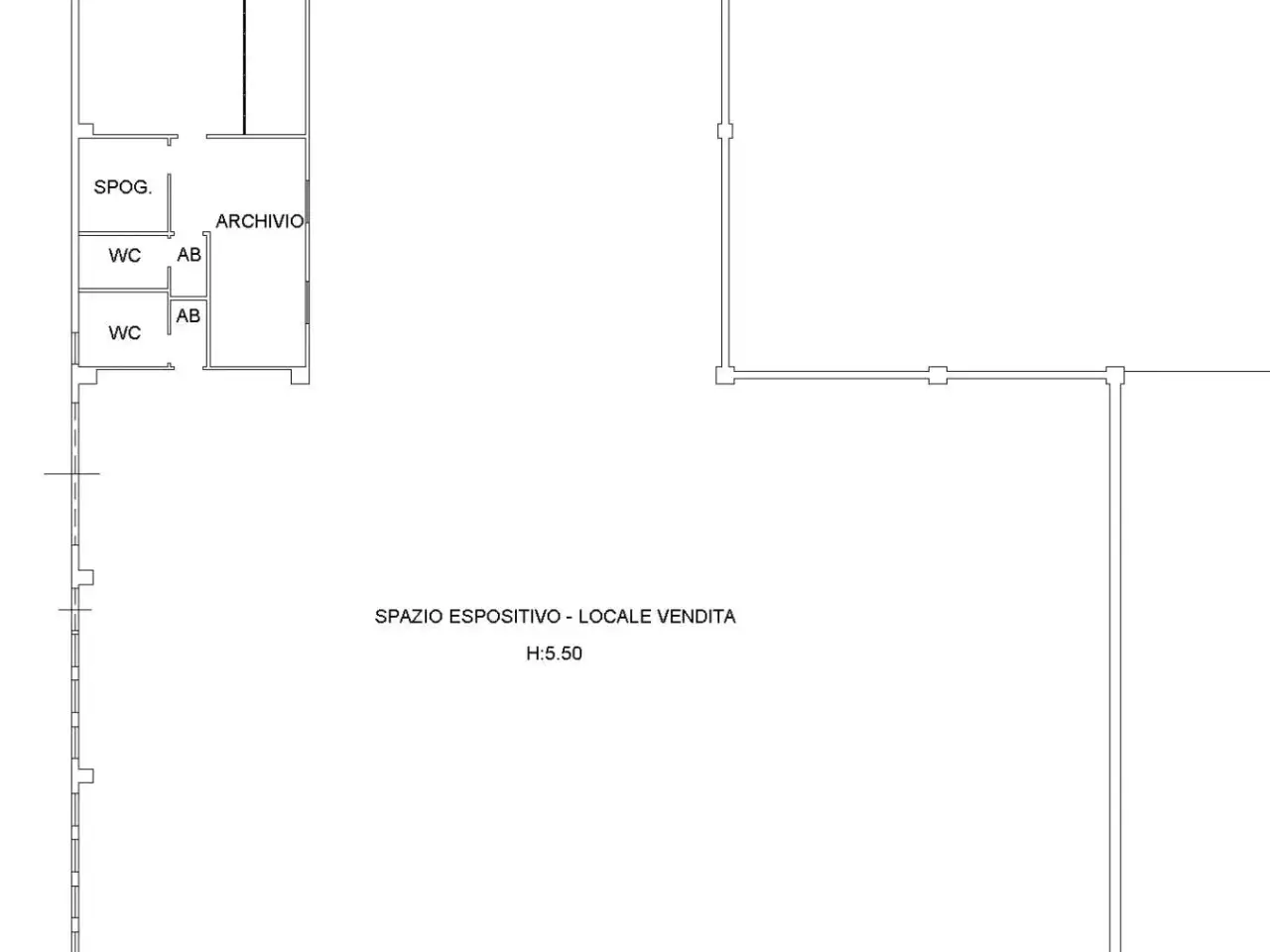 Capannone in , Monte San Vito, {3} - Planimetria 1