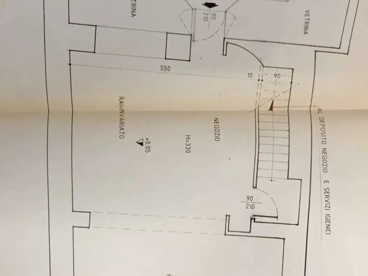 Negozio in Via Roma  31, Cernusco Sul Naviglio, {3} - Planimetria 1