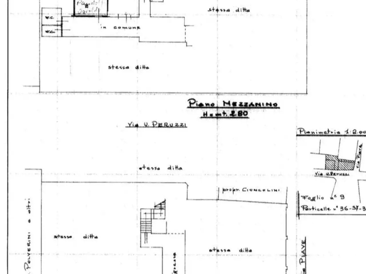 Ufficio in Via Peruzzi, San Giovanni Valdarno, {3} - Planimetria 1
