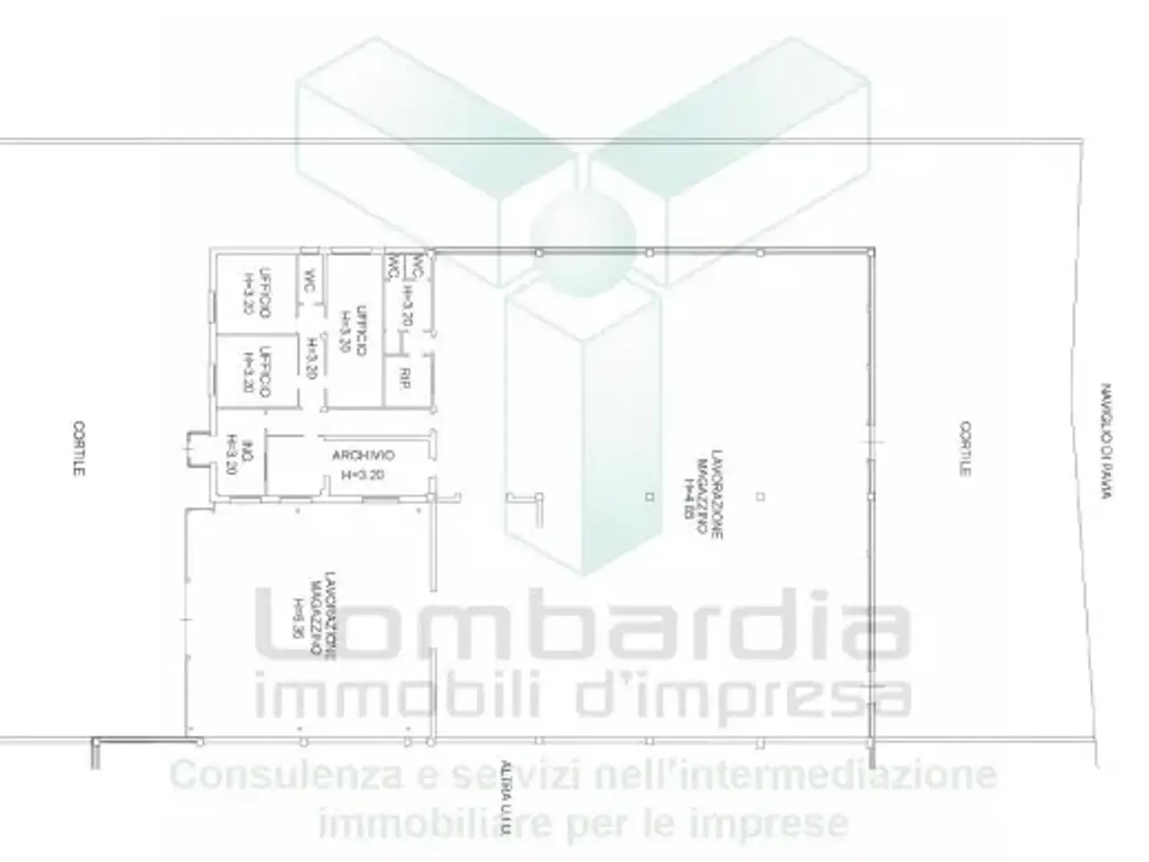 Capannone in Via Pietro Mascagni 13, Casarile, {3} - Planimetria 1