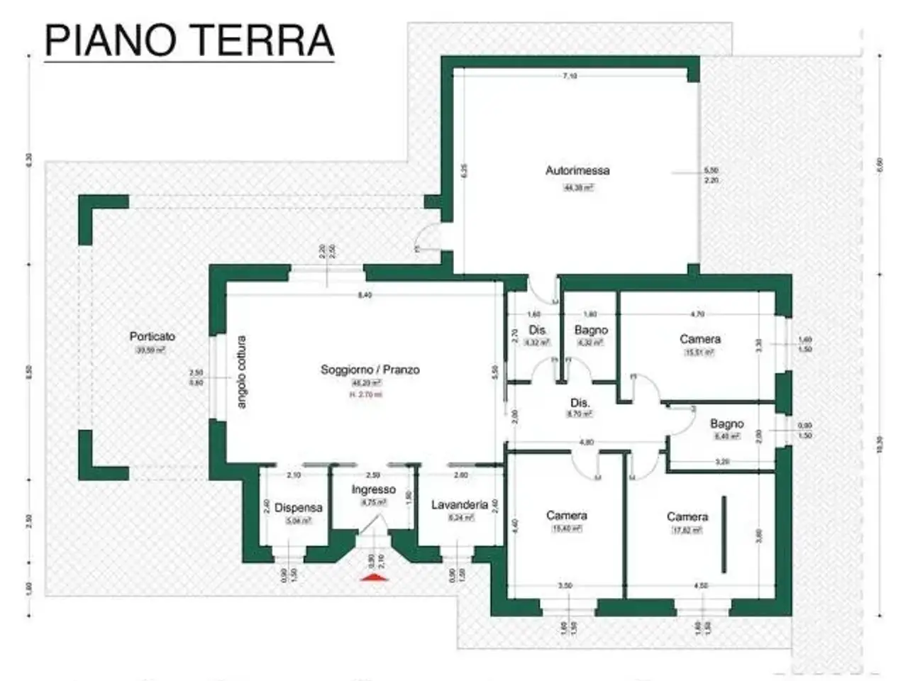 Villa in vendita, Via Dante Alighieri, Rivanazzano Terme - Planimetria 1