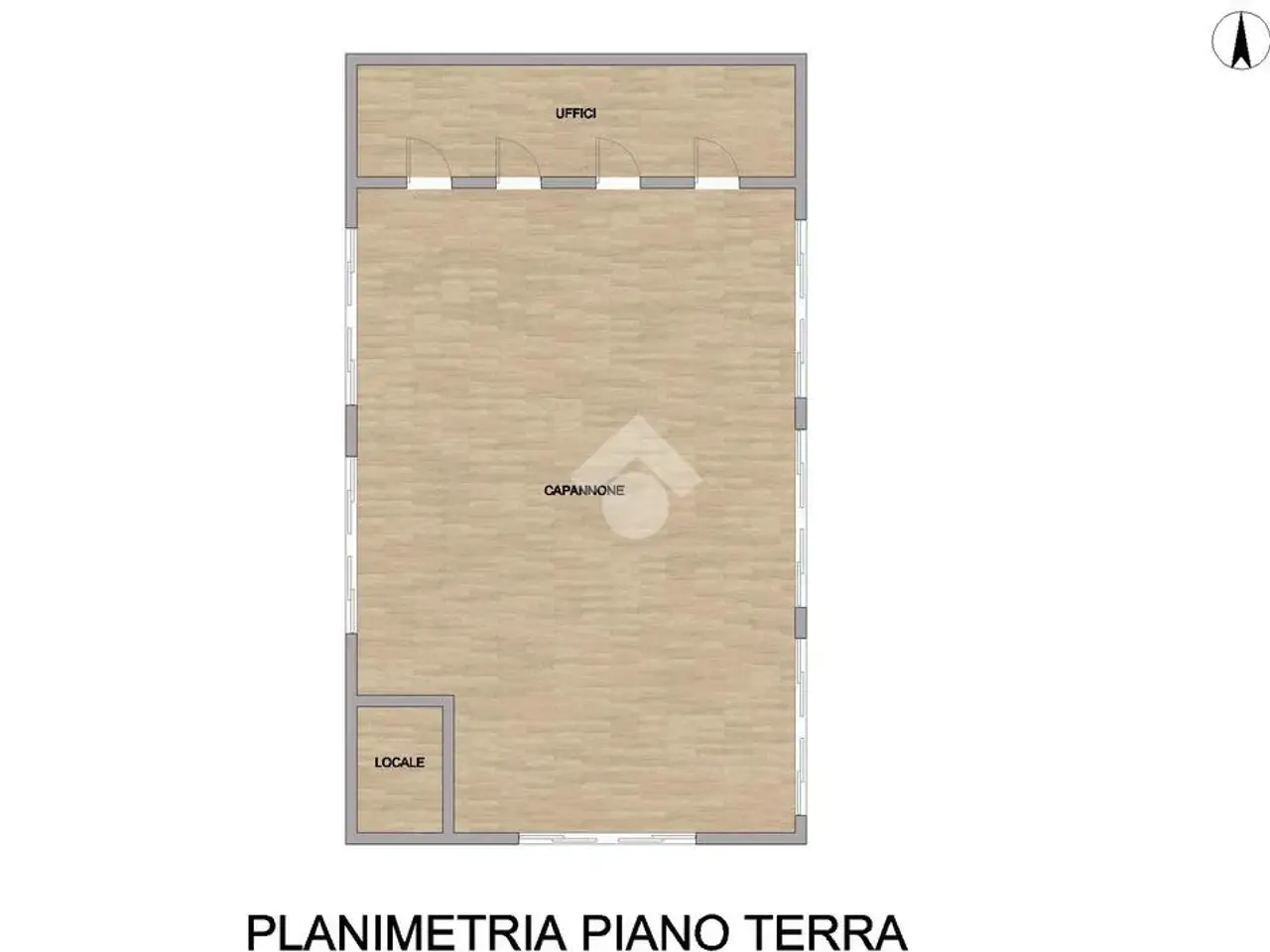 Capannone in Via Giarone 55, Podenzano, {3} - Planimetria 1