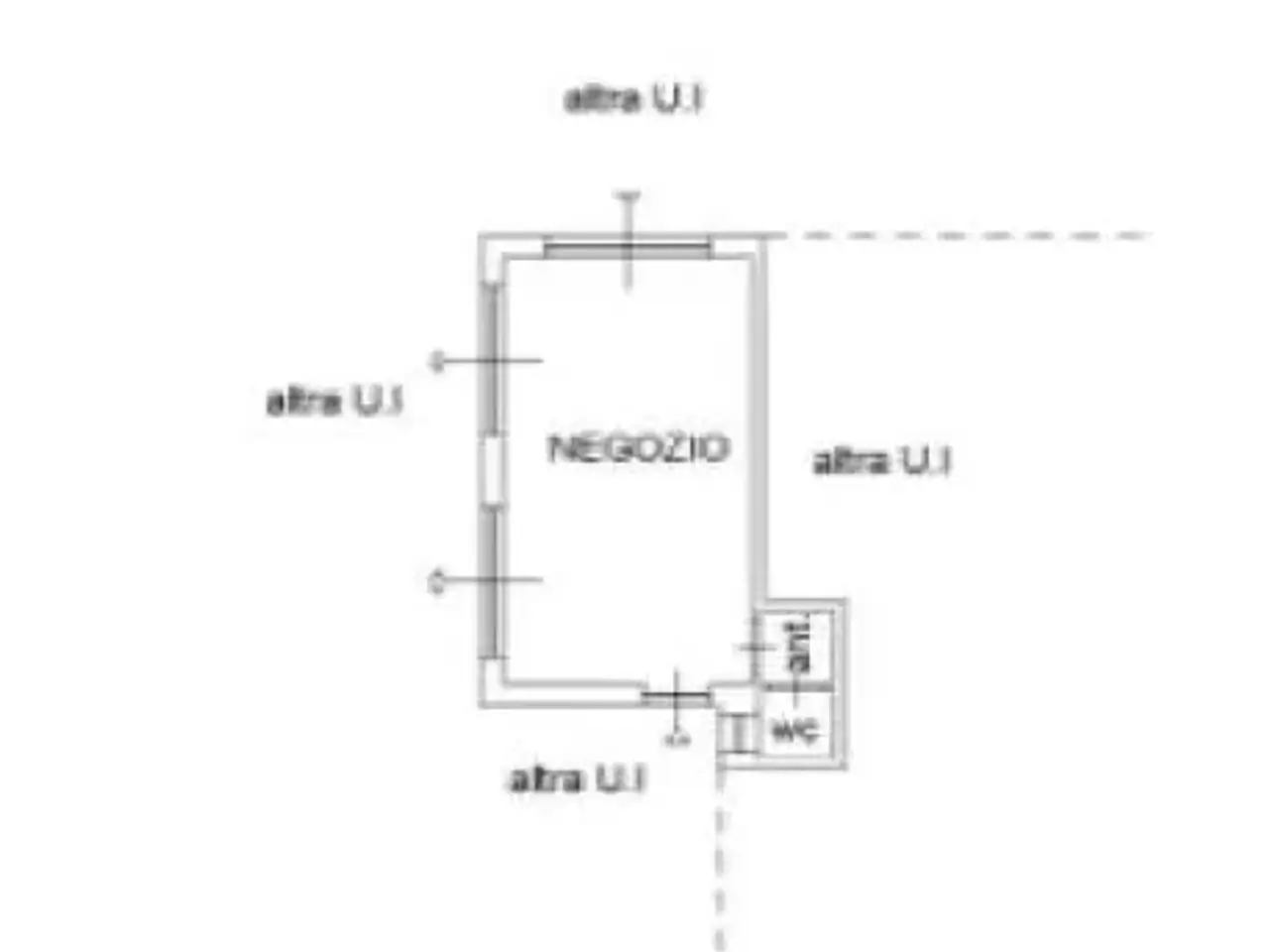 Negozio in Via Bassa 2, Scandicci, {3} - Planimetria 1