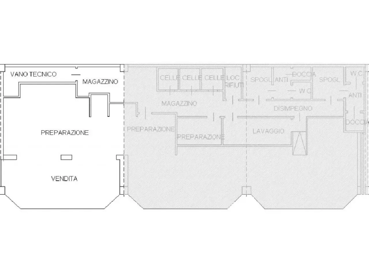 Negozio in Via Italo Svevo, N. 14-16, Trieste, {3} - Planimetria 1