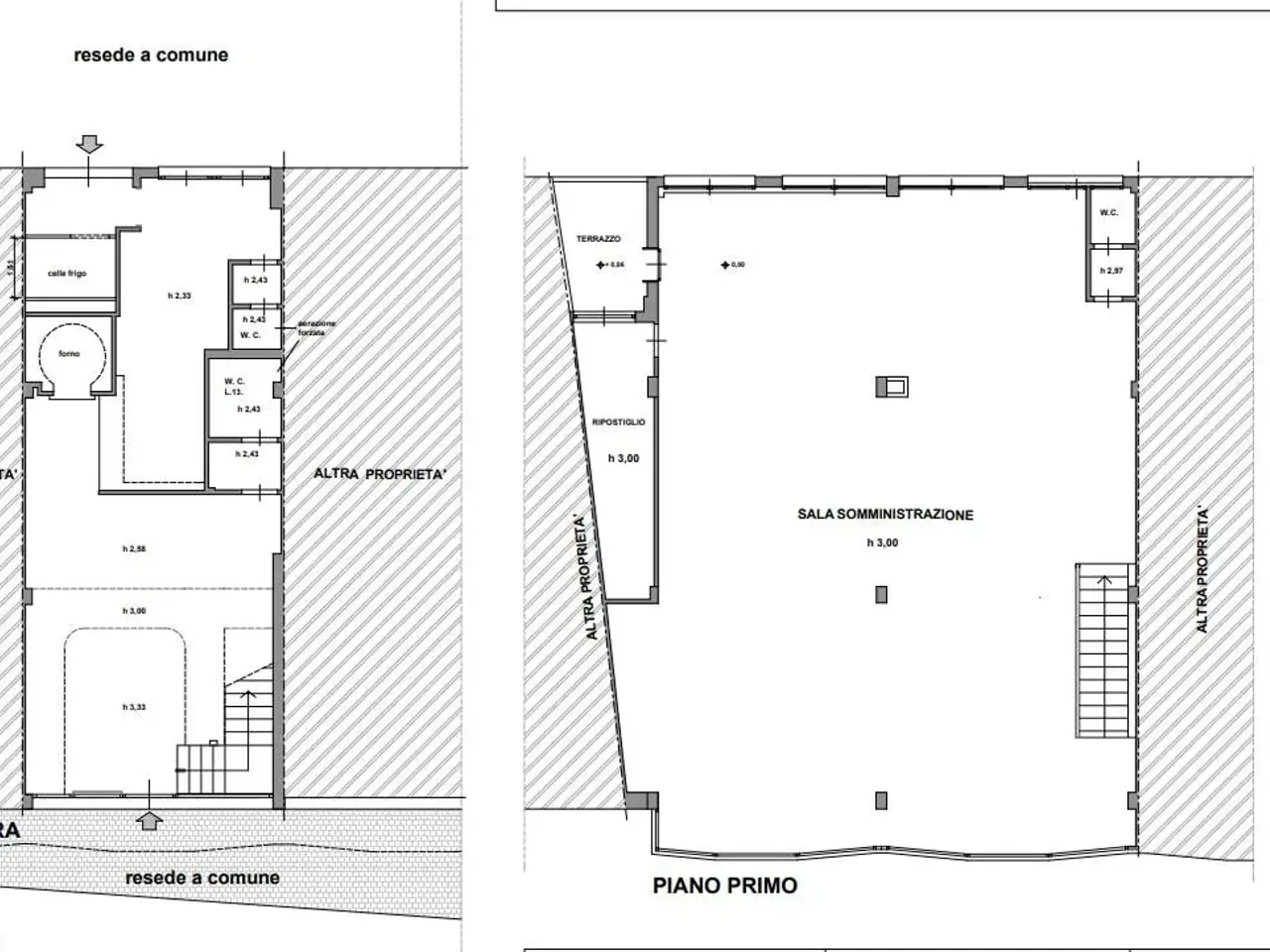 Negozio in Via Aurelia Sud, Viareggio, {3} - Planimetria 1