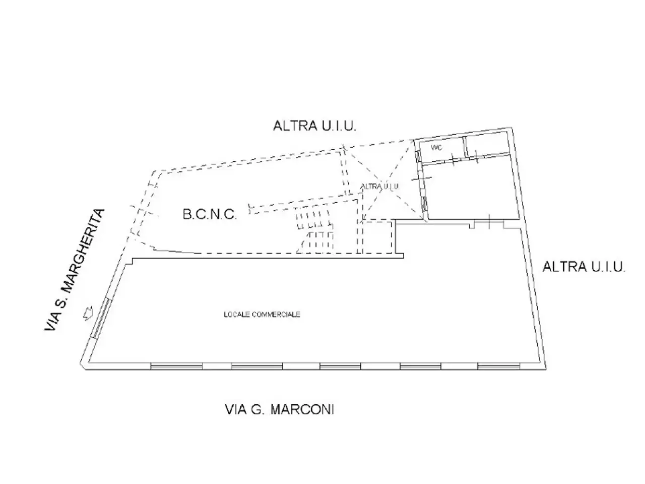 Negozio in Via Santa Margherita  34, Brindisi, {3} - Planimetria 1