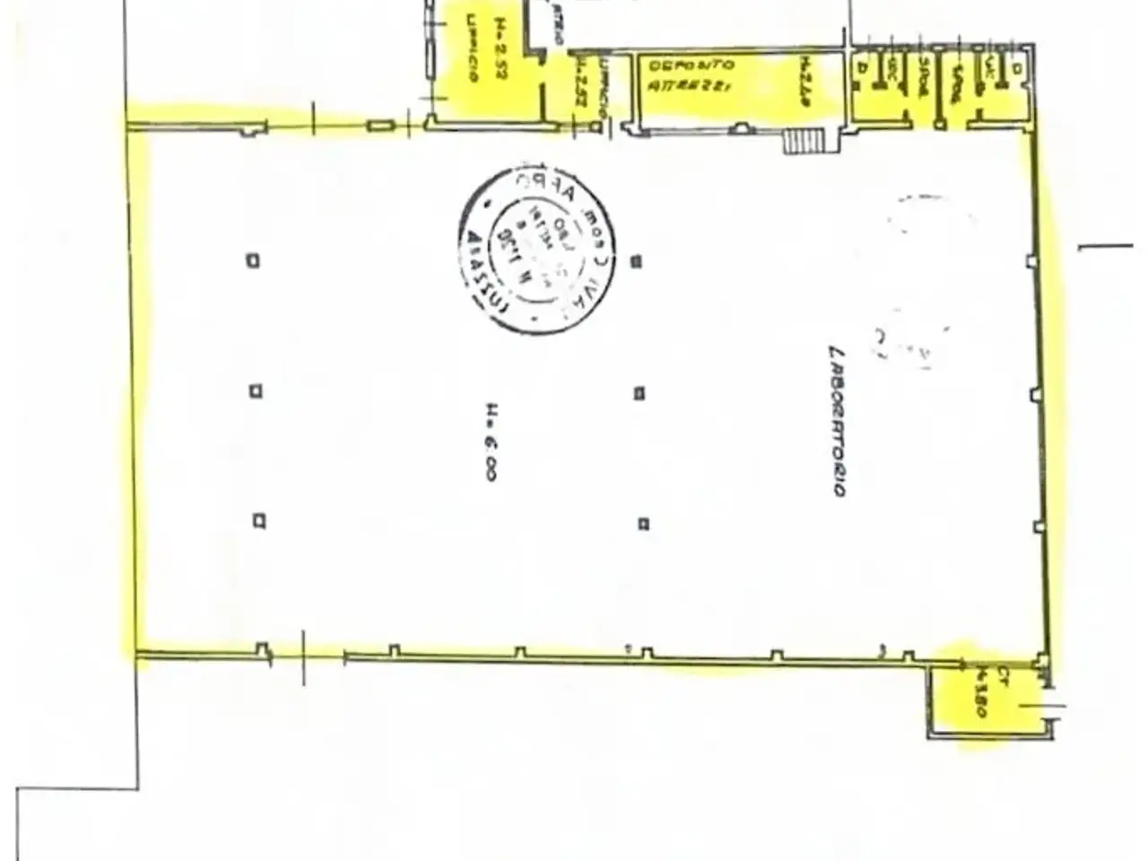Capannone in Via XXV Aprile 5, Guastalla, {3} - Planimetria 1