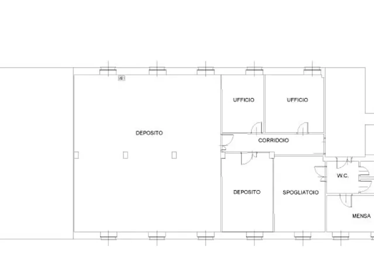 Magazzino in Via del Crocifisso 30, Tradate, {3} - Planimetria 1