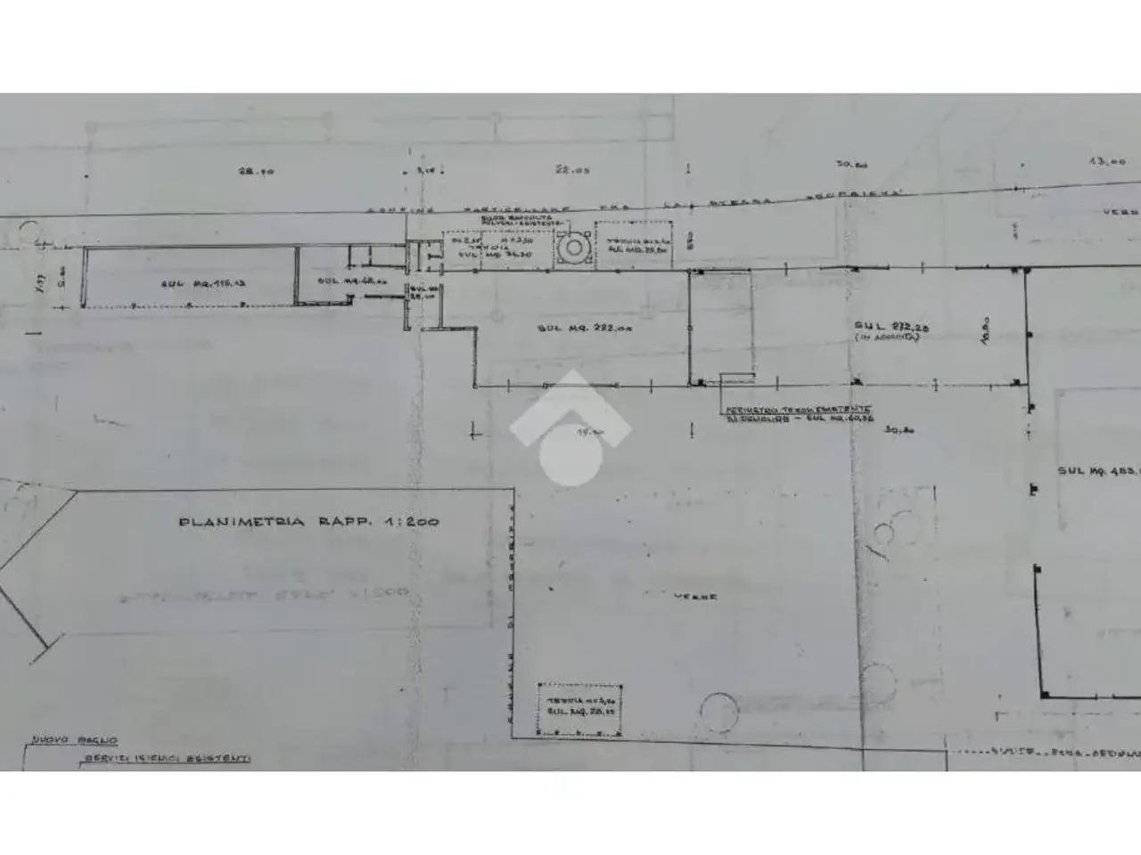 Capannone in Via Lughese, Forli', {3} - Planimetria 1
