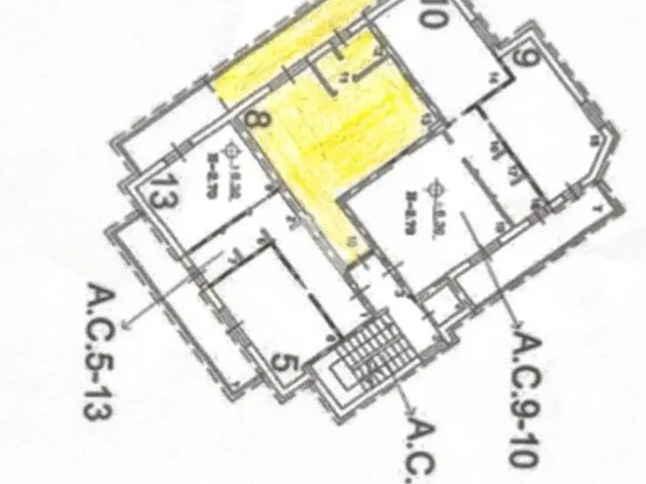 Ufficio in Via U. Brizzi 12, San Marino, {3} - Planimetria 1