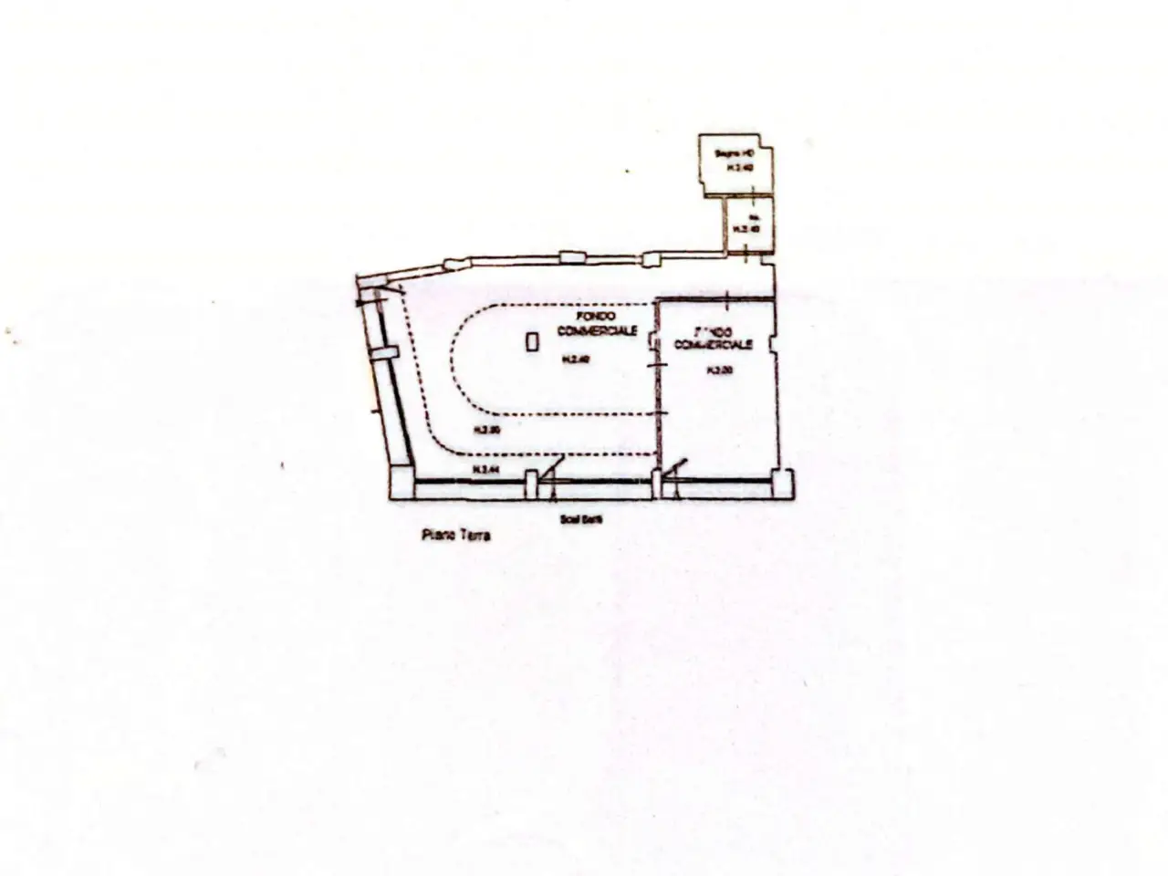 Negozio in Scali Aurelio Saffi, Livorno, {3} - Planimetria 1