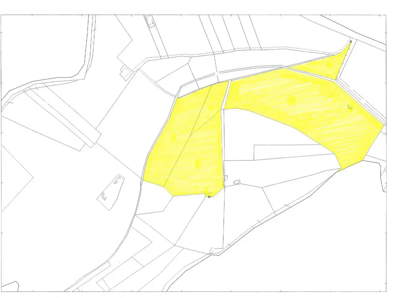 Terreno agricolo in C.da Sairotta, Lentini - Planimetria 1