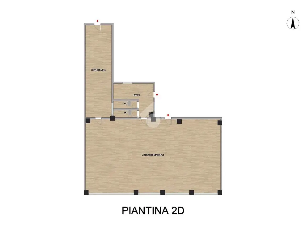 Capannone in Via Gianfranco Miglio 6, Manerbio, {3} - Planimetria 1